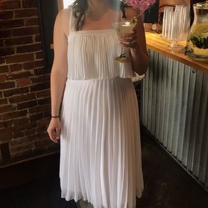 White ASOS dress